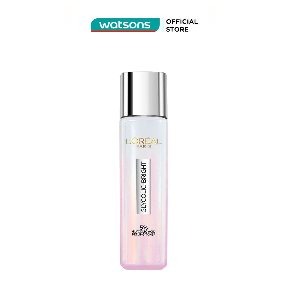 Nước Dưỡng L'oreal Paris Glycolic-Bright Glowing Peeling Toner 128ml