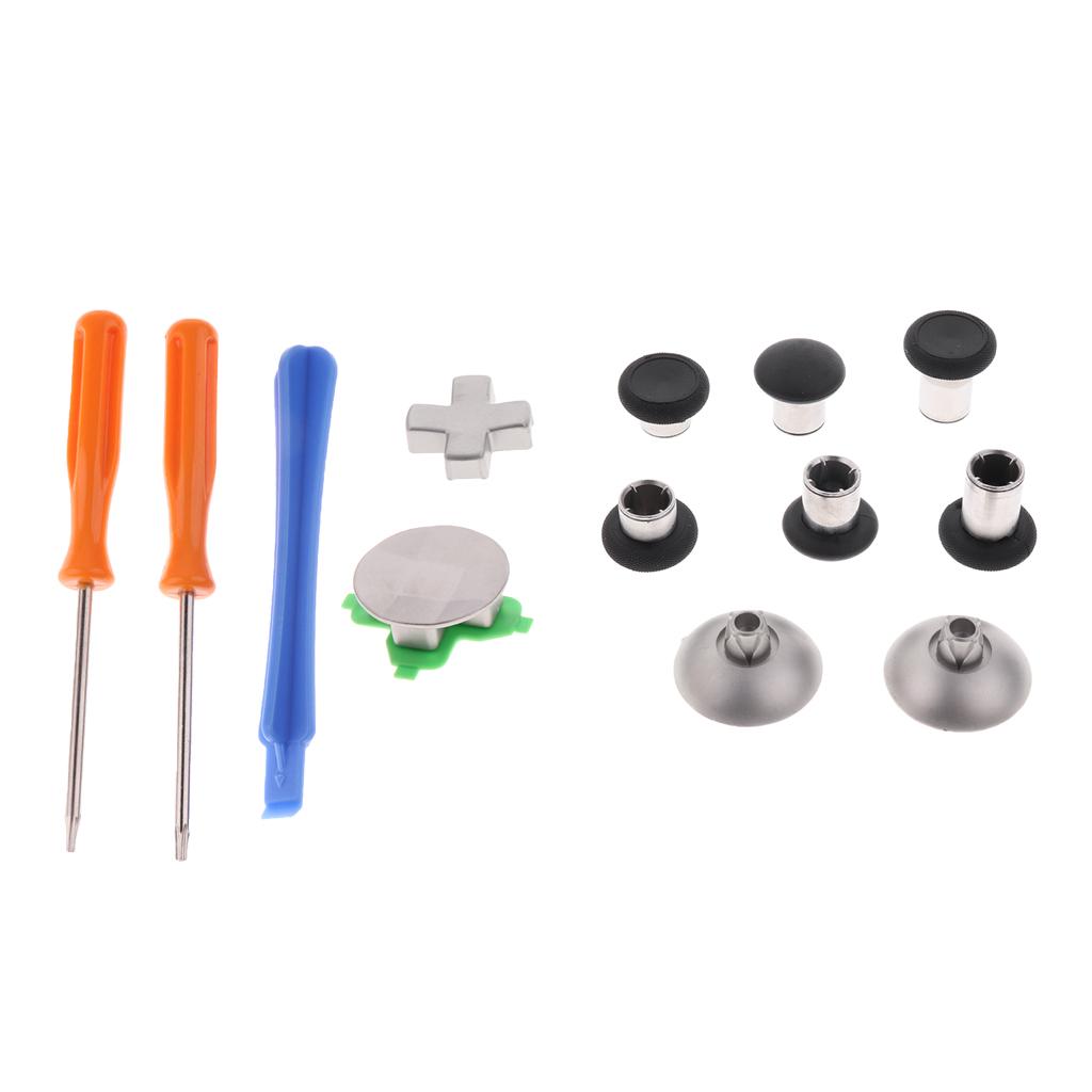 Metal D-Pad Buttons Set Mod Kit With Screwdrivers For One Elite