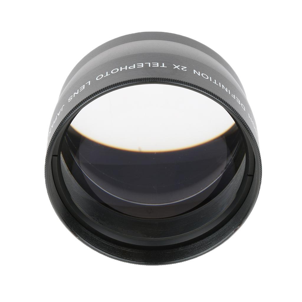 55mm 2x Magnification Telephoto Lens for     DSLR Cameras/Camcorders