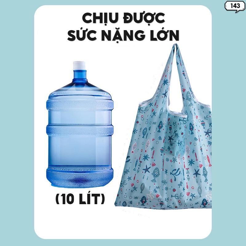 Túi Đi Chợ Xếp Gọn Túi Xếp Môi Trường Tái Sử Dụng Được Nhiều Lần Chất Liệu Polyeste NGẪU NHIÊN 143