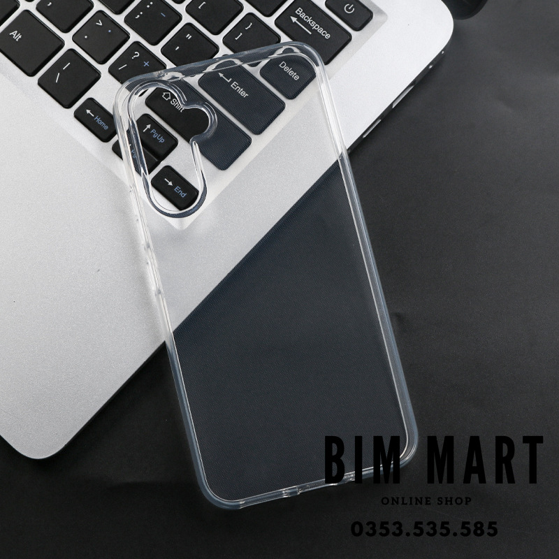 Ốp lưng dành cho Samsung Galaxy A34 silicon dẻo trong suốt cao cấp A+