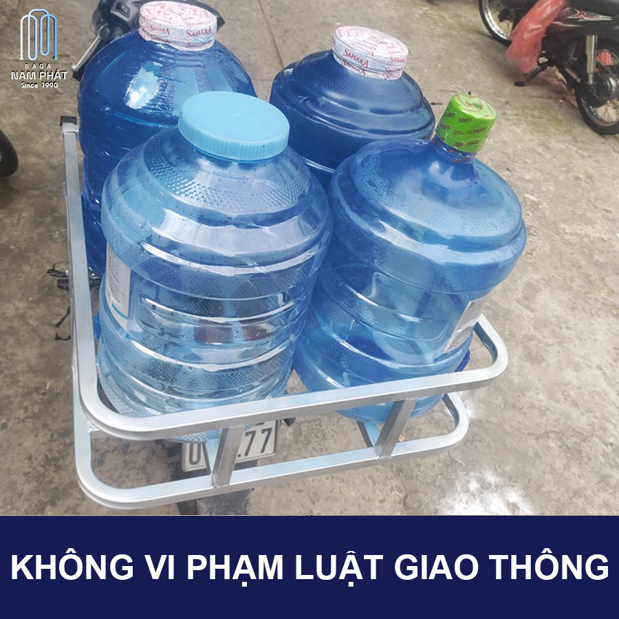 Baga chở nước 4 bình 8 Bình nước 20 lít loại lớn Nam Phát