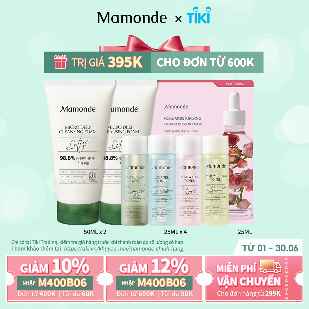 Nước Cân Bằng Làm Sạch Dầu Nhờn Và Ngăn Ngừa Mụn Mamonde Pore Clean Toner (250ml) 110651163