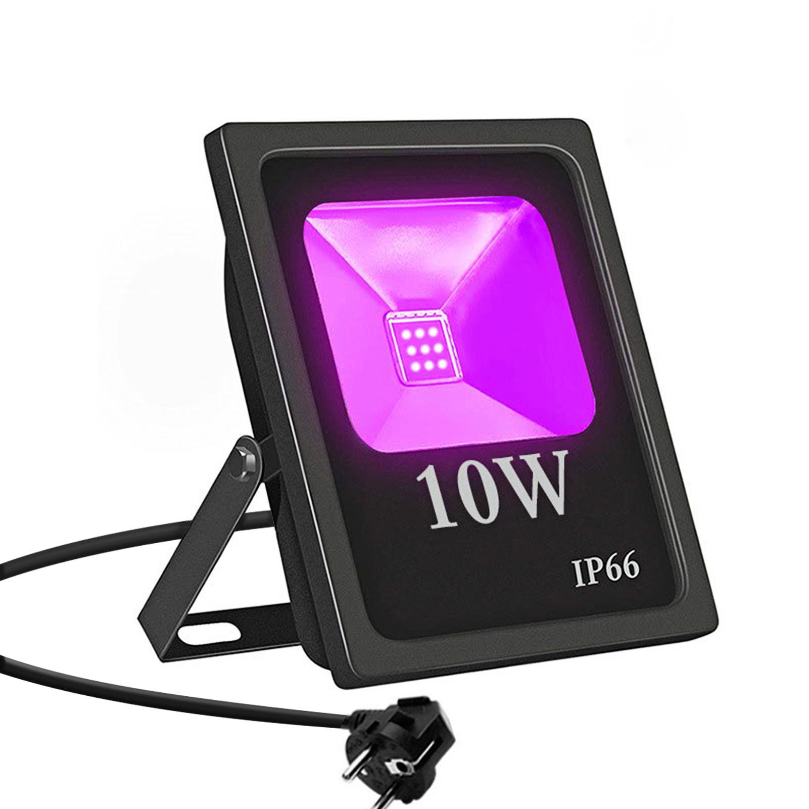 Đèn pha Đèn LED Đèn an ninh ngoài trời chống thấm 10W với phích cắm IP66
