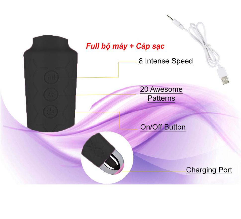 Máy massage cơ bắp 10 chế độ HV280 mạnh chống đau mỏi cơ cao cấp