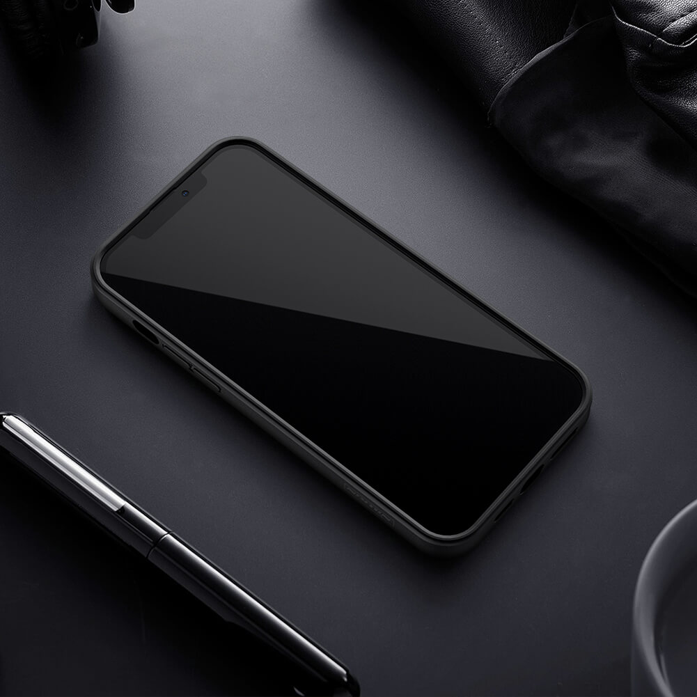 Ốp lưng chống sốc siêu mỏng cho iPhone 13 Pro Max chất liệu vân carbon cao cấp hiệu Nillkin Synthetic fiber - Hàng nhập khẩu