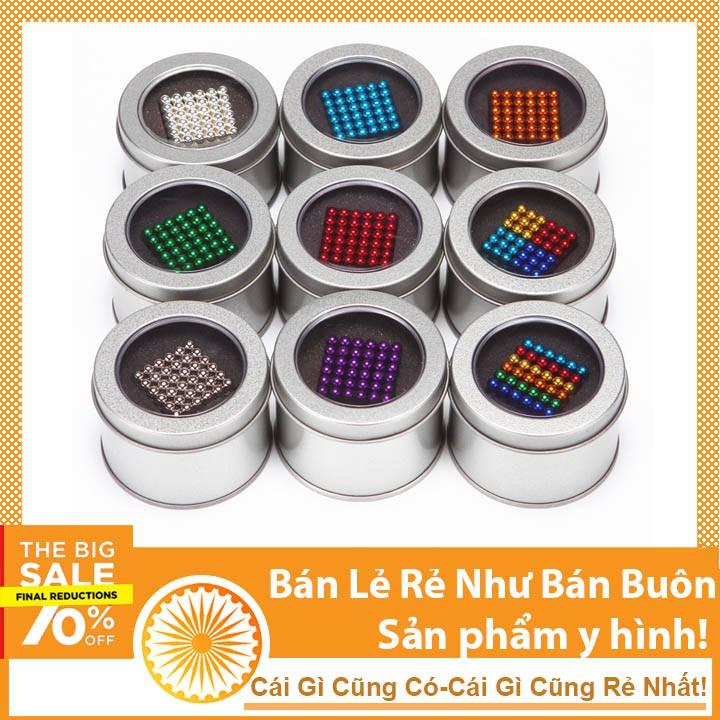 Nam châm bi tròn 5mm Nam châm khối vuông 5mm Nam châm vuông 10mm