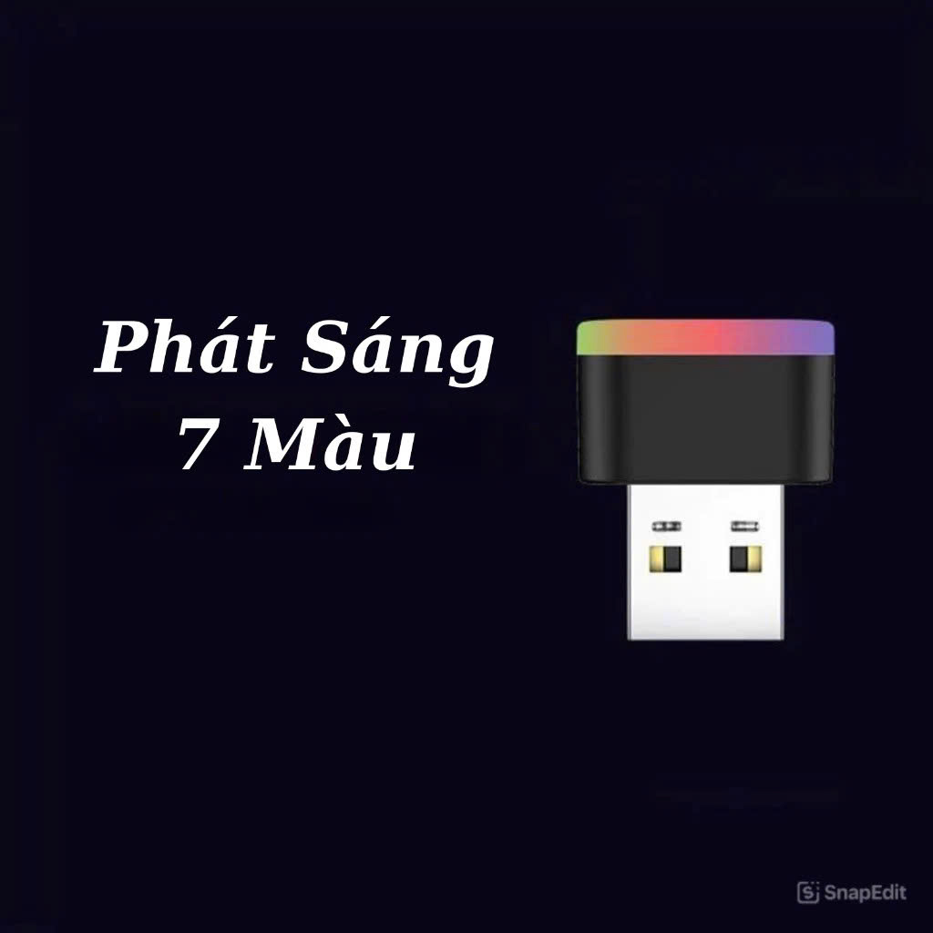 Đèn led usb led cắm vào xe oto Mini USB Xe Hơi MÀU TRẮNG PHỤ KIỆN NỘI THẤT KHÁC