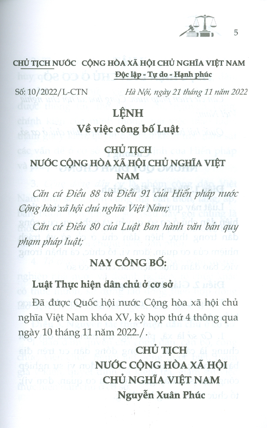 Luật Thực Hiện Dân Chủ Ở Cơ Sở