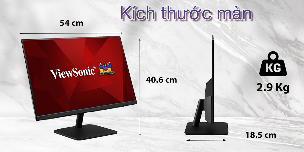 Màn hình LCD Viewsonic VA2432-H - Hàng chính hãng