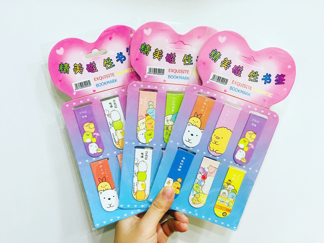 Set 6 Bookmark Đánh Dấu Sách Hình Động Vật Dễ Thương - Giao Mẫu Ngẫu Nhiên