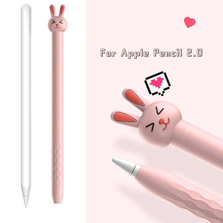 Bao Case Animal Cute bảo vệ cho bút Apple Pencil 1 / Pencil 2