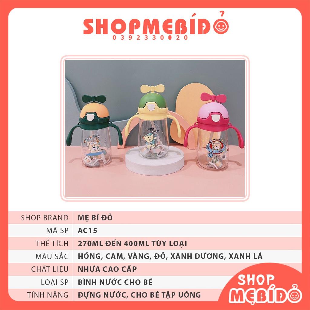 Bình Tập Uống Nước Cho Bé Bình Nước Học Sinh Nhiều Hình Dáng Ngộ Nghĩnh Shop Mẹ Bí Đỏ AC15