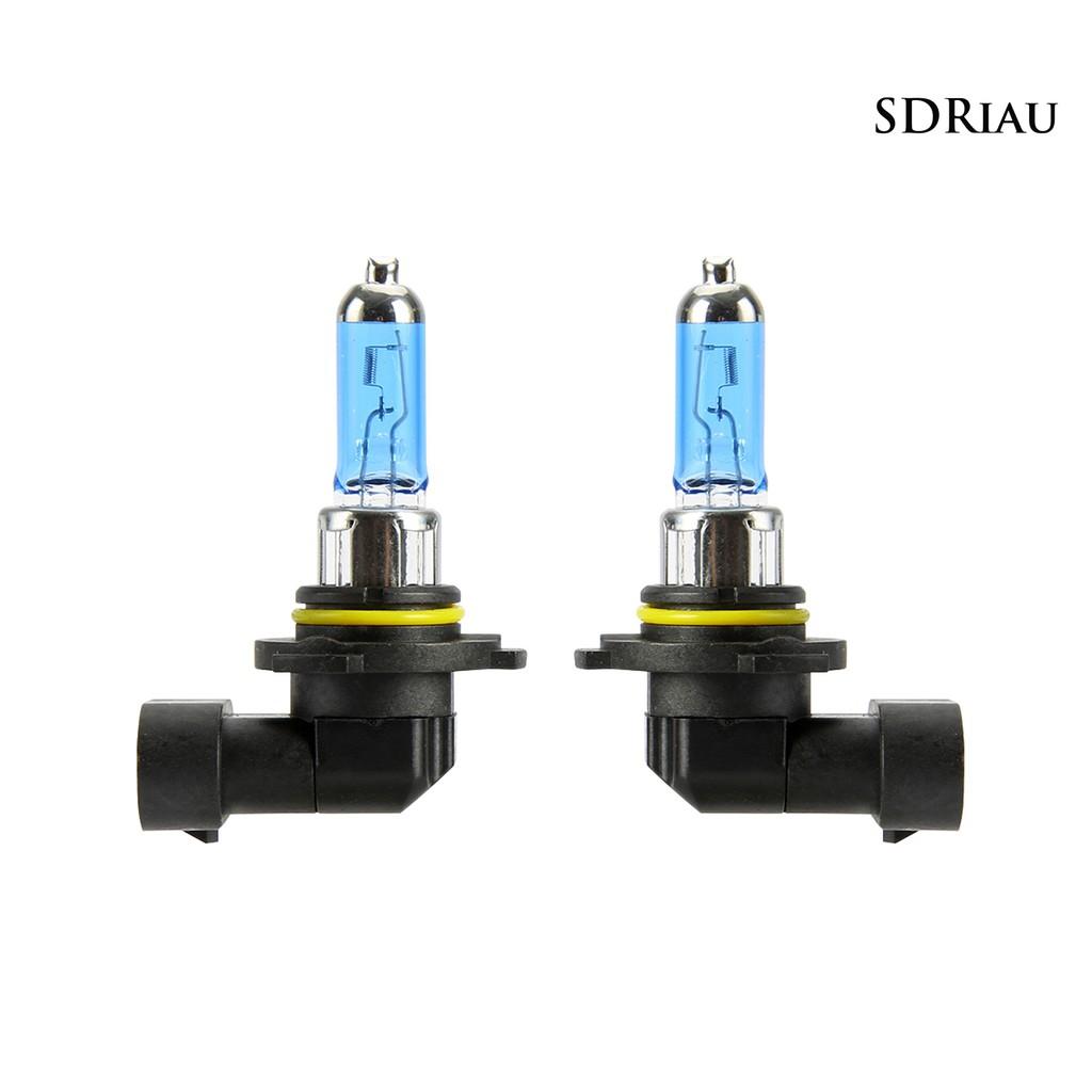 Set 2 Bóng Đèn Sương Mù Halogen 9005 12v 100w 4300k Ánh Sáng Trắng Cho Xe Hơi