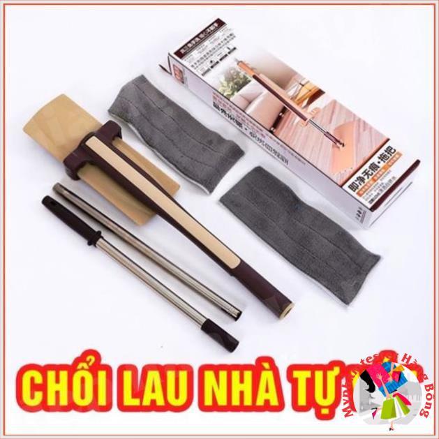 Cây lau nhà tự vắt thông minh xoay 360*tặng kèm 1 bông lau