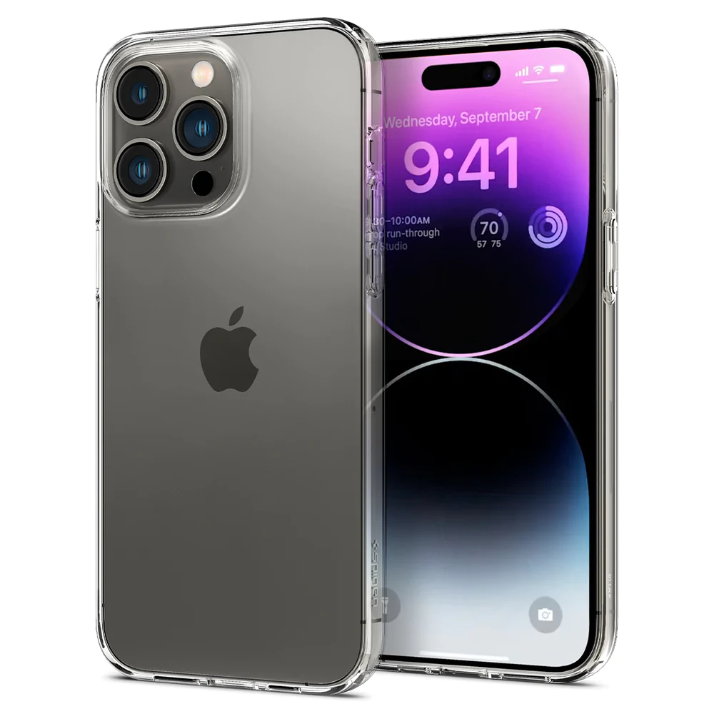 Ốp Lưng dành cho iPhone 14 Pro Max Spigen Liquid Crystal Case - Hàng Chính Hãng