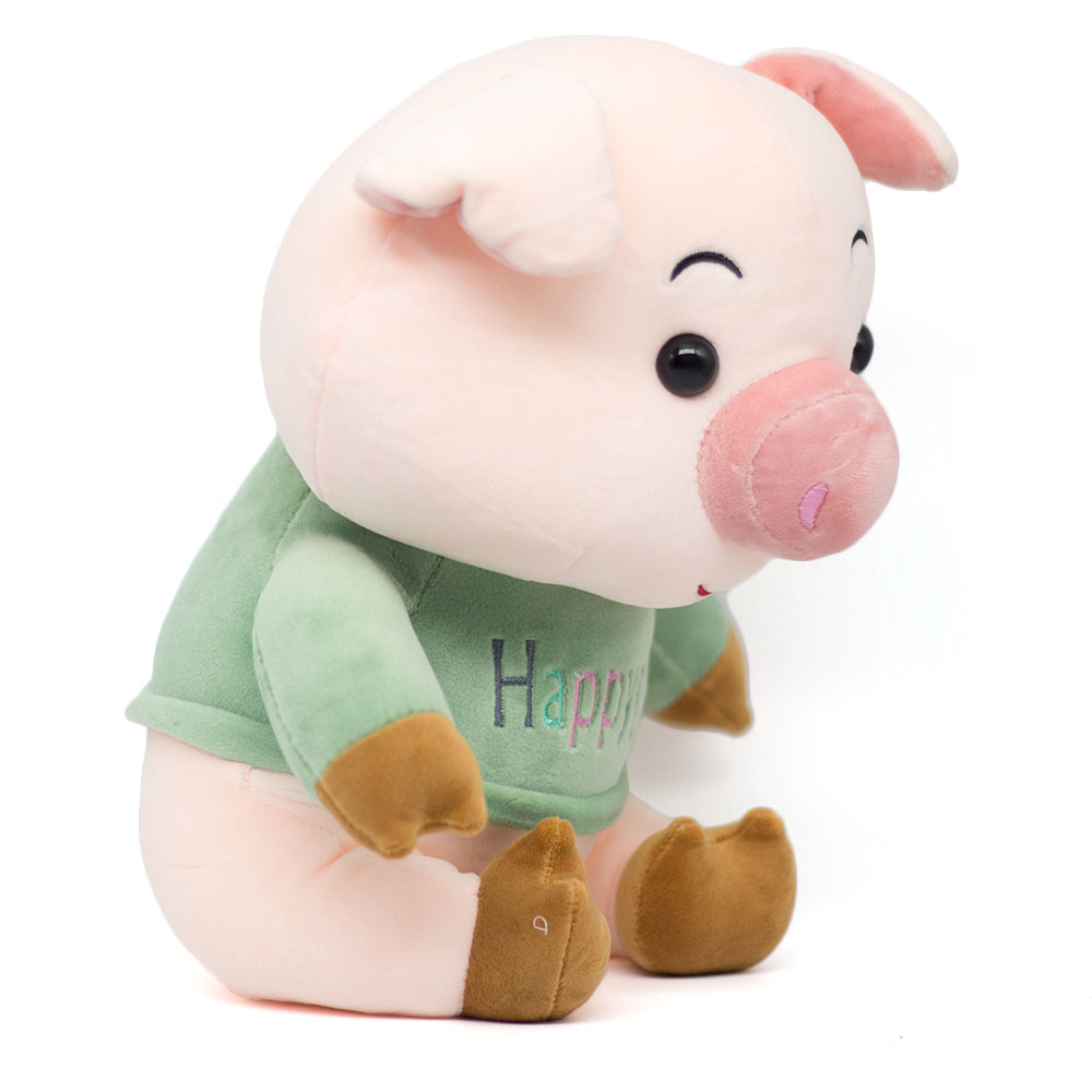 Thú Bông Heo Happy Con Pig Dễ Thương (30CM) - Màu ngẫu nhiên