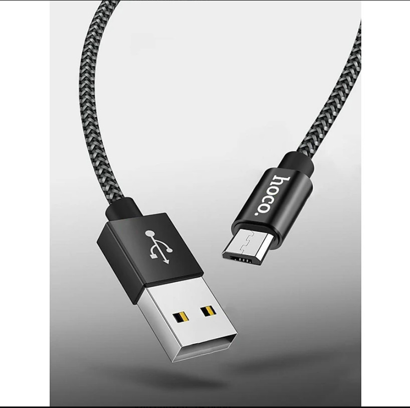 Cáp sạc nhanh Micro USB Hoco X14 MAX, hỗ trợ truyền dữ liệu, sạc nhanh 3A MAX, dây sạc bọc dù chống rối, chống đứt dành cho Samsung, Huawei, Xiaomi, Oppo, Sony - Hàng chính hãng