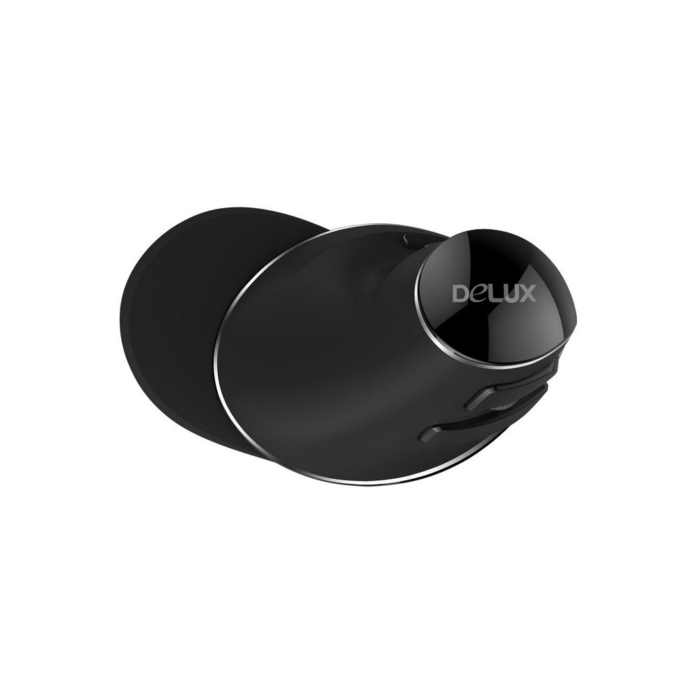 Chuột quang di động không dây Delux M618 Plus 2.4G Blue Light với Bộ thu USB 800/1000/1600 DPI 3 cấp độ