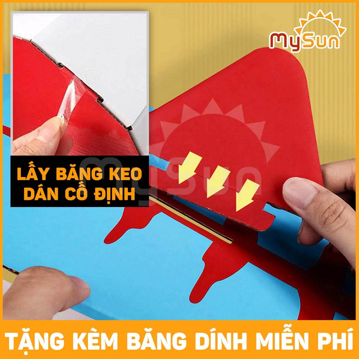 Đồ chơi lắp ráp, ghép khủng long cho bé hóa trang bằng bìa carton MySun