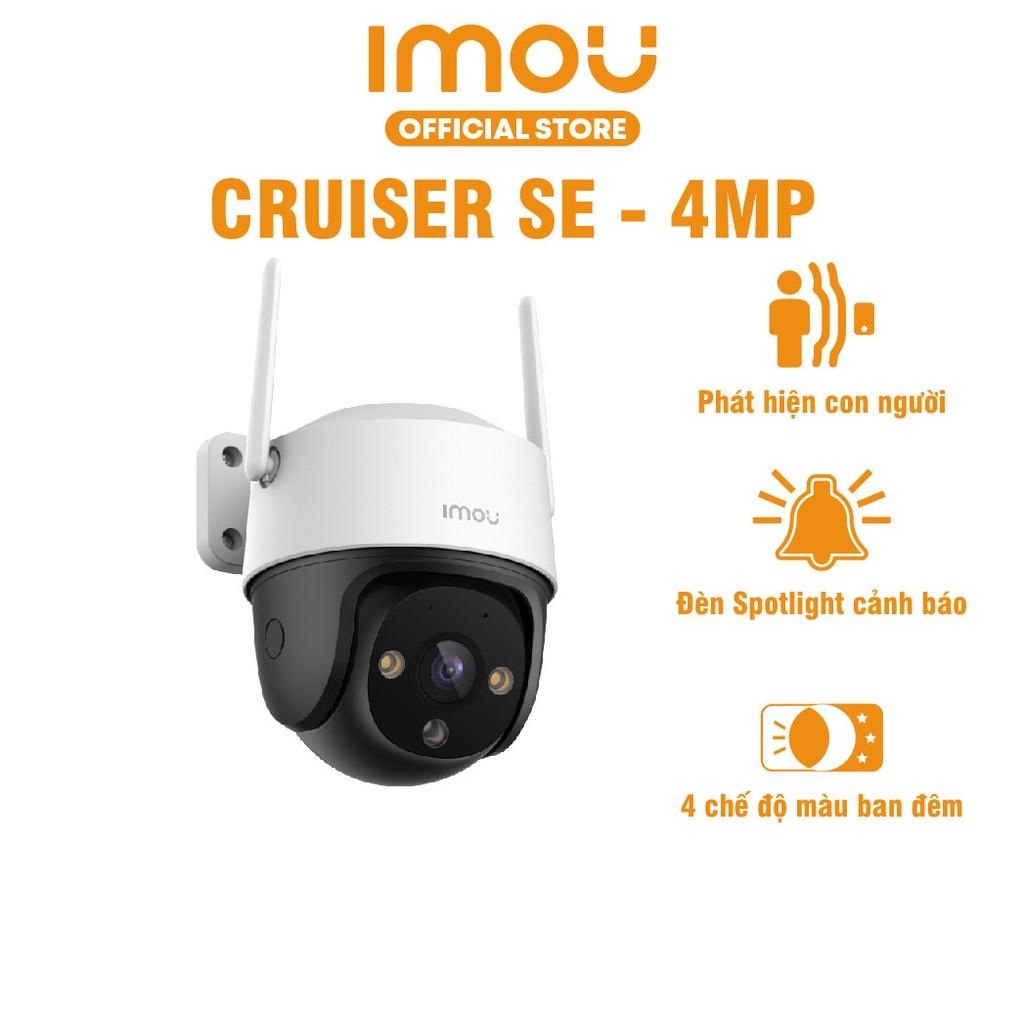 Camera Wifi Imou Cruiser SE (4MP) I Phát hiện con người I Đèn spotlight cảnh báo I 4 chế độ ban đêm I Hàng chính hãng