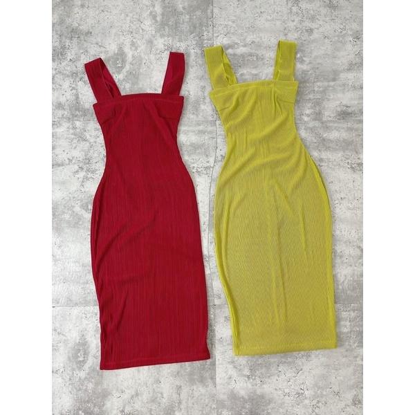 Đầm 2 dây bảng lớn ôm body - Carotshop