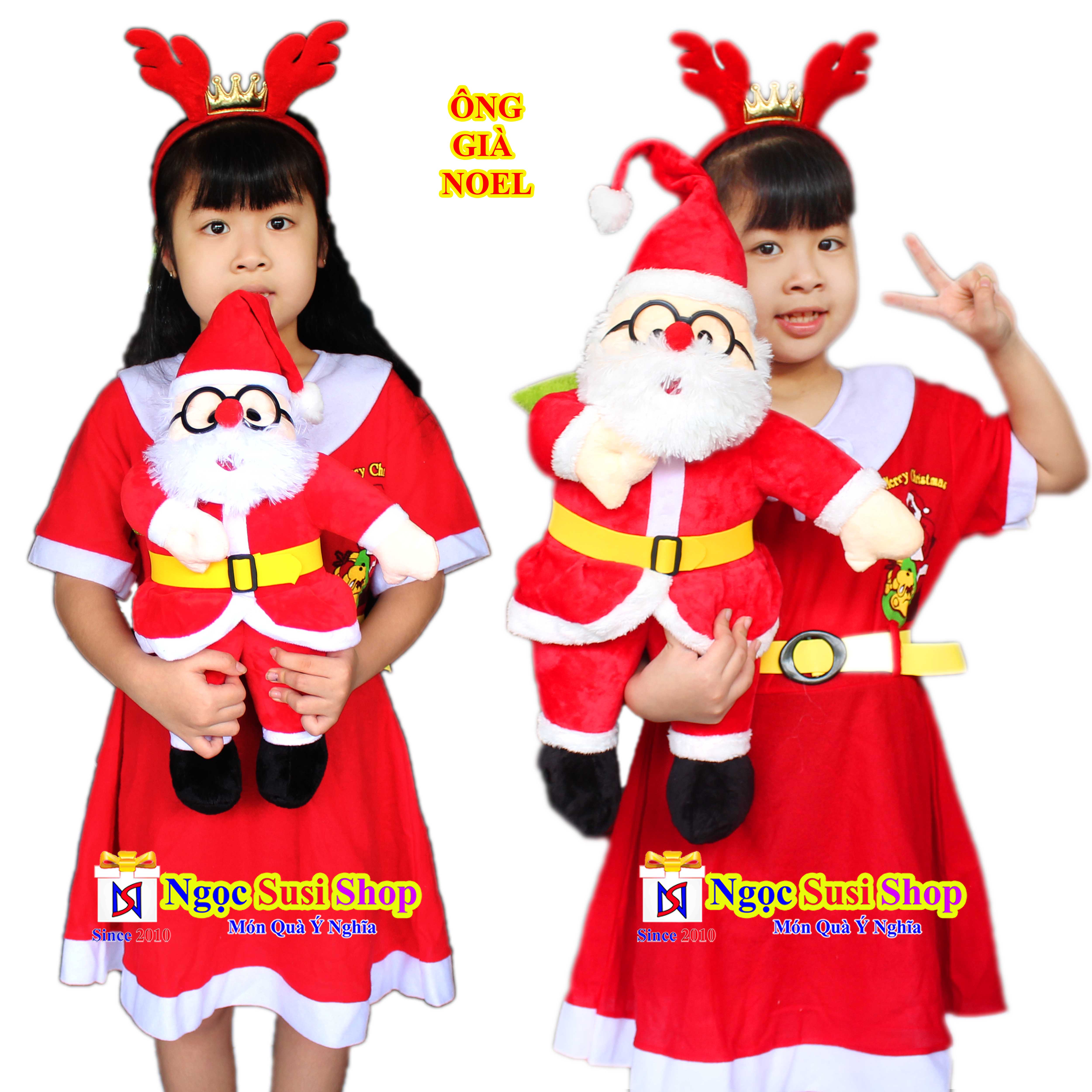 [NHƯ ẢNH] GẤU BÔNG ÔNG GIÀ NOEL SIÊU ĐẸP [ CỰC MỊN