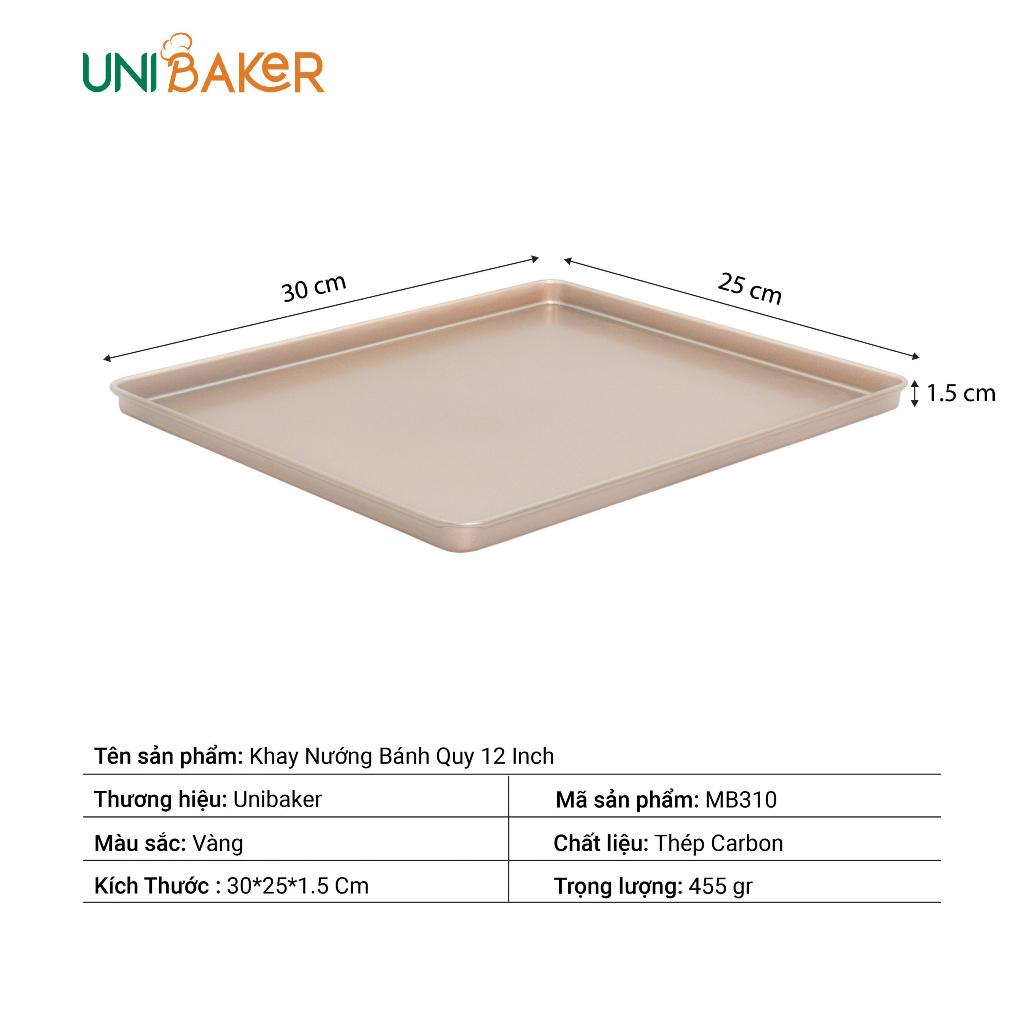 Khay nướng bánh chữ nhật 11, 12, 13 INCH UNIBAKER