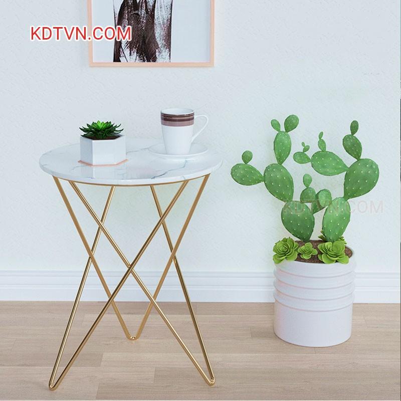 Bàn trang trí cạnh sofa cho phòng khách đẹp ngây ngất