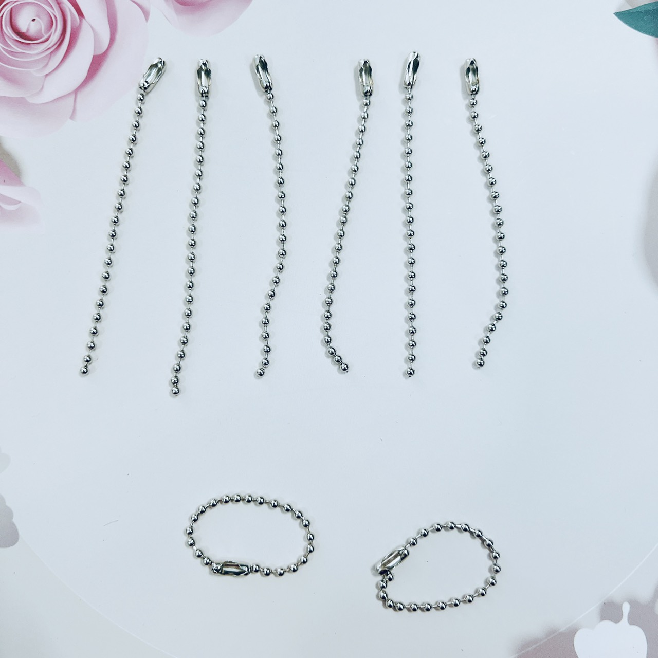 50 cái khoen móc khoá handmade đẹp, dụng cụ làm móc khóa gồm nhiều loại