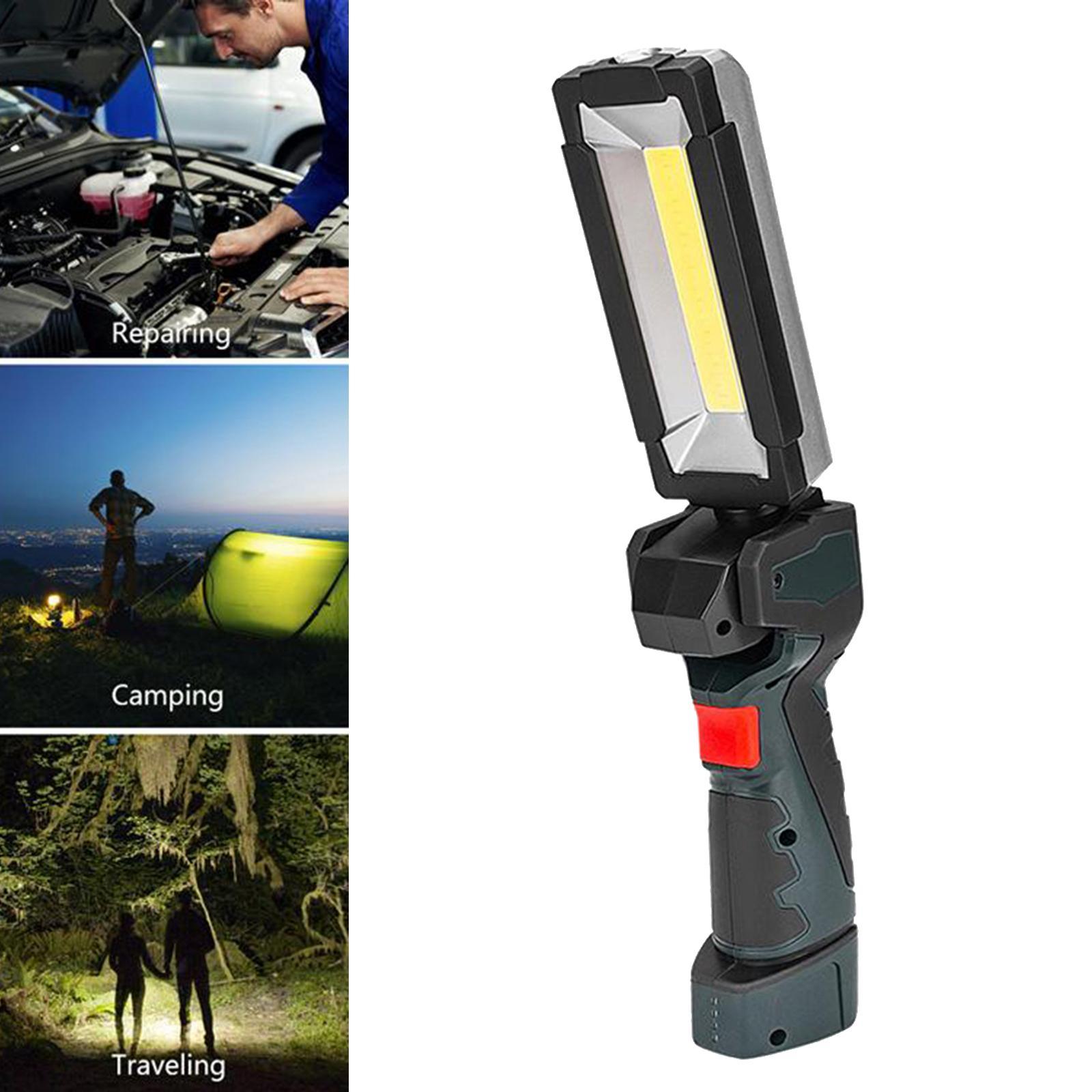 Home Rotating Base Emergency COB LED Work Light Lamp
