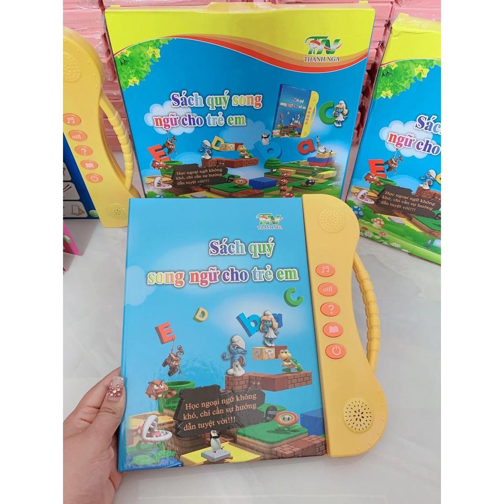 Đồ Chơi Bộ Sách Quý Điện Tử Song Ngữ - Trẻ Vừa Học Vừa Chơi Cùng Tiếng Anh