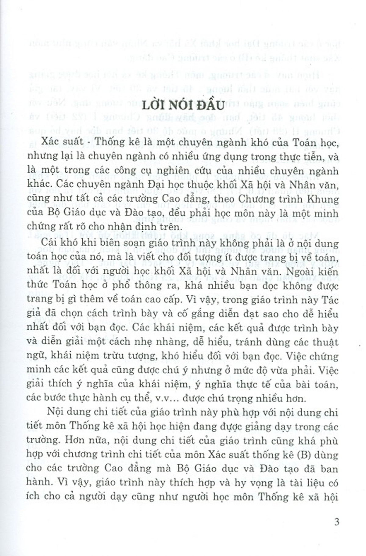 Giáo Trình Thống Kê Xã Hội Học - Dùng Cho Các Trường Đại Học Khối Xã Hội Và Nhân Văn, Các Trường Cao Đẳng