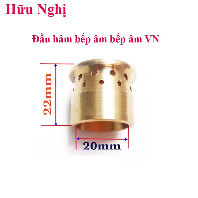 Đầu hâm bếp gas âm phổ thông fi20mm( lòng trong )