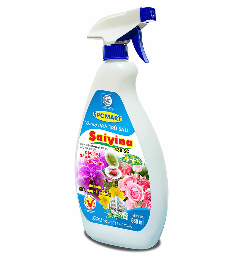 DUNG DỊCH TRỪ SÂU ĐỤC THÂN, BỌ TRĨ , RẦY CÁNH TRẮNG SAIVINA 430 SC 650ML