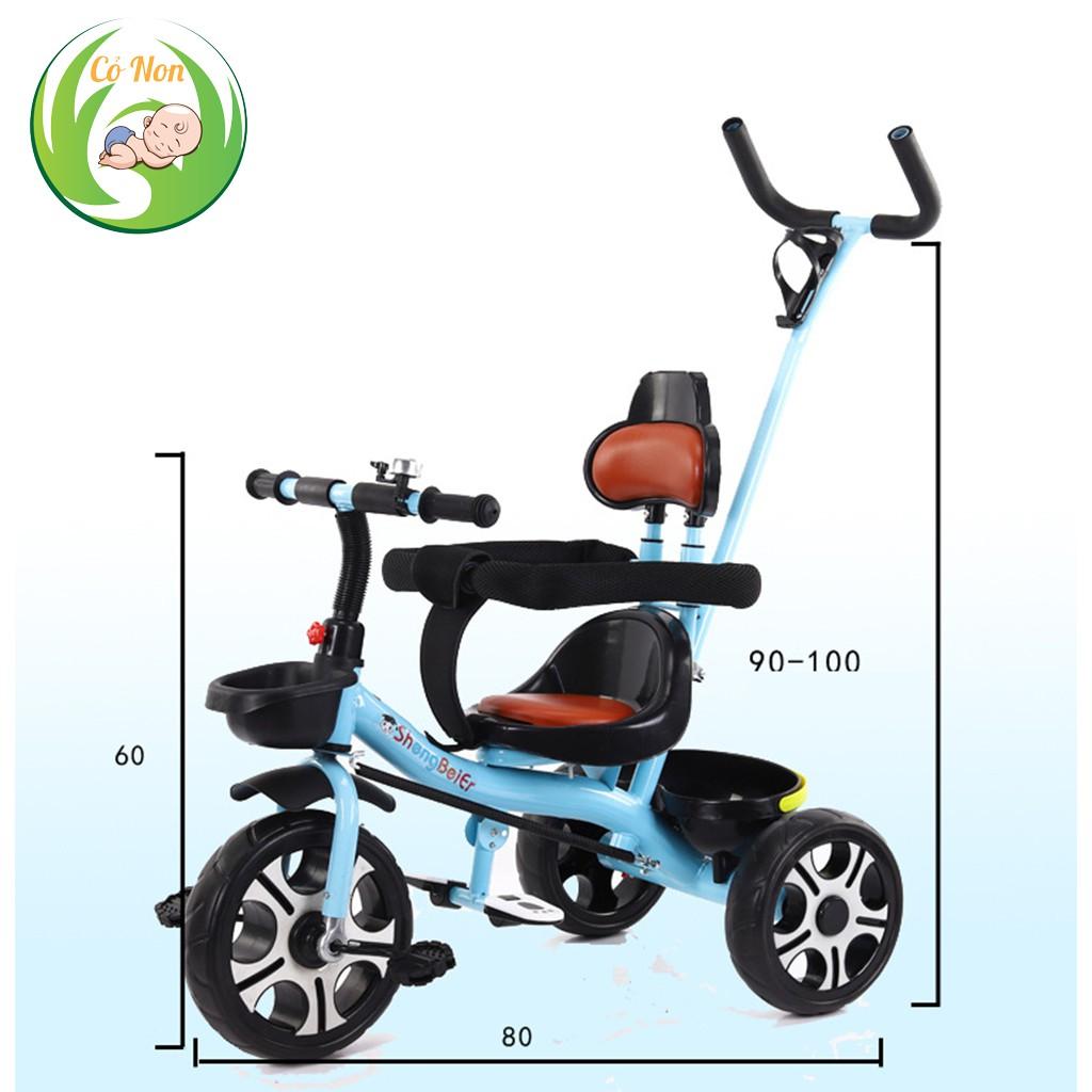 Xe đẩy 3 bánh mái che yên bọc da SDY 310