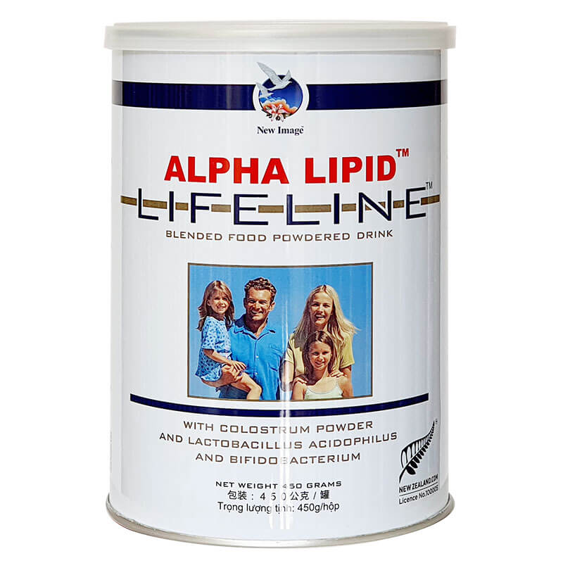 Combo 3 Hộp Sữa Non Alpha Lipid Lifeline New Zealand(Hộp 450g) Hỗ Trợ Tăng Cường Sức Khỏe Toàn Diện