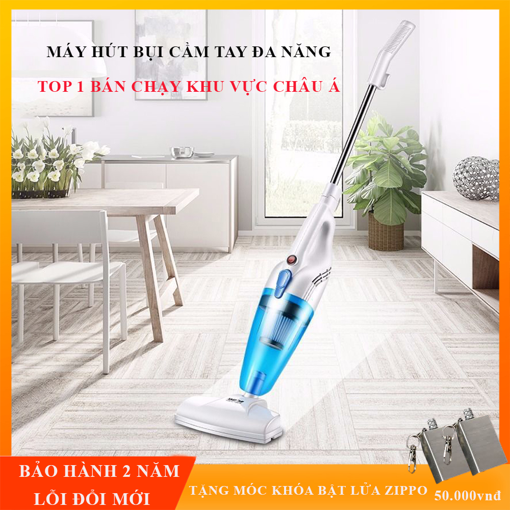 Máy hút bụi cầm tay đa năng, tiện lợi với nhiều đầu hút sử dụng trong nhà và ô tô. Thiết kế nhỏ gọn, thông minh và kết hợp nhiều chức năng tiện ích.