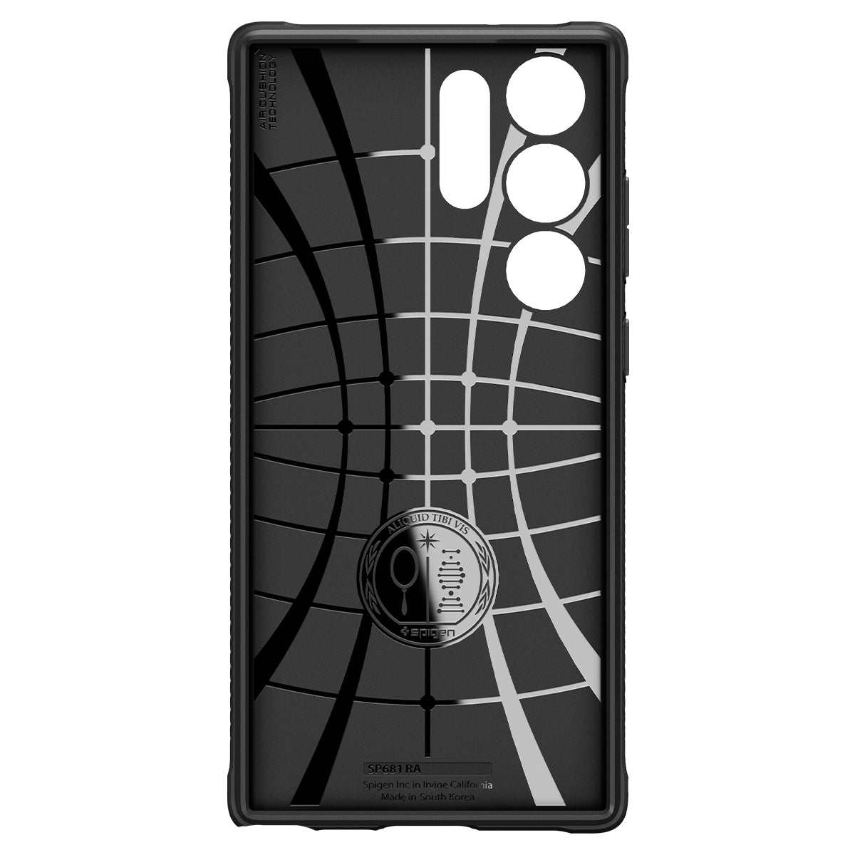 Ốp Lưng Dành Cho Samsung Galaxy S23 Ultra Spigen Rugged Armor Matte Black - Hàng Chính Hãng