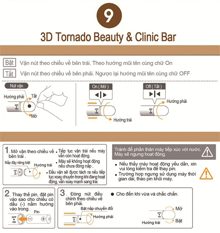 Máy Massage 3D Tornado Beauty & Clinic Bar It's Well Plus