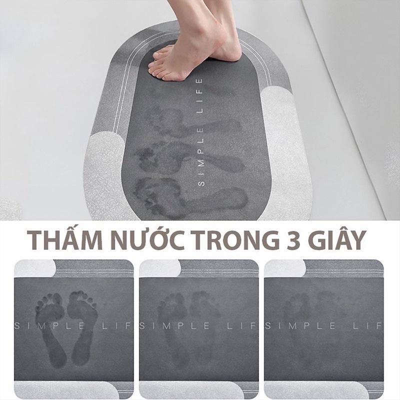 THẢM NHÀ VỆ SINH NHÀ TẮM LAU CHÂN SIÊU THẤM HÚT CHỐNG TRƠN TRƯỢT