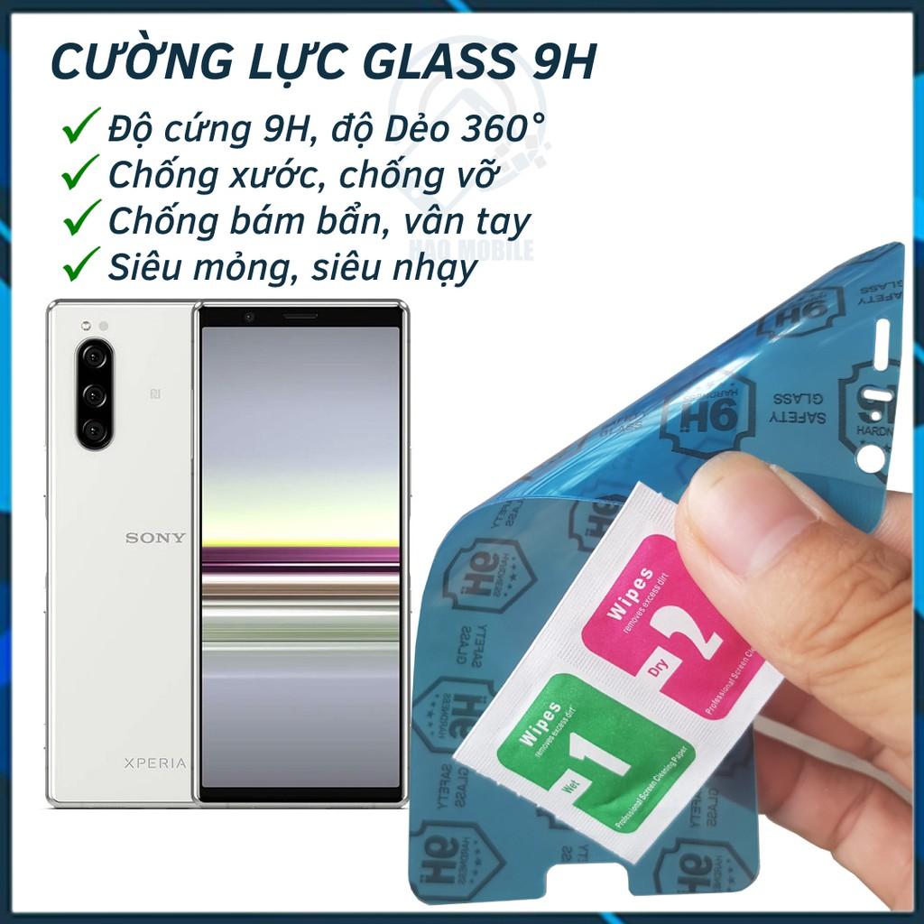 Dán cường lực dẻo nano mặt trước, sau, camera dành cho Sony Xperia 5
