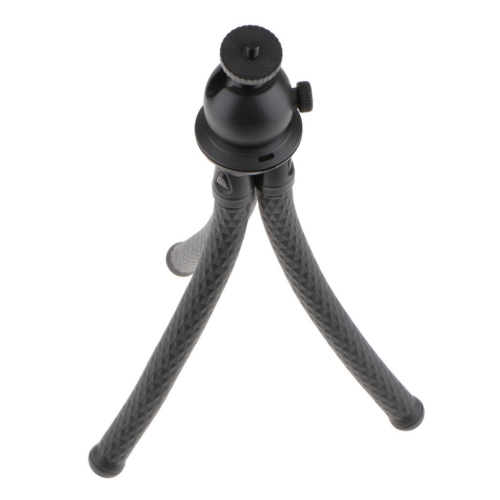Phone Tripod, Portable and Adjustable Camera Stand Holder with Universal Clip