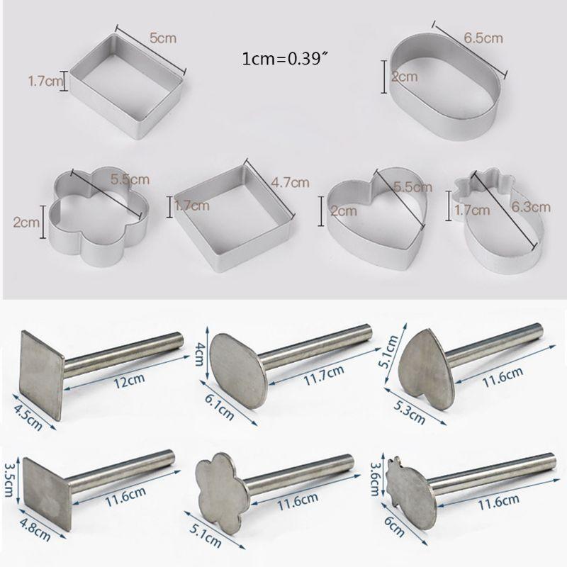 10 Cái Chữ Nhật Dài Dứa Hình Bánh Bánh Cookie Khuôn Bánh Hình Thú Cắt Báo Chí Cho Nhà Bếp