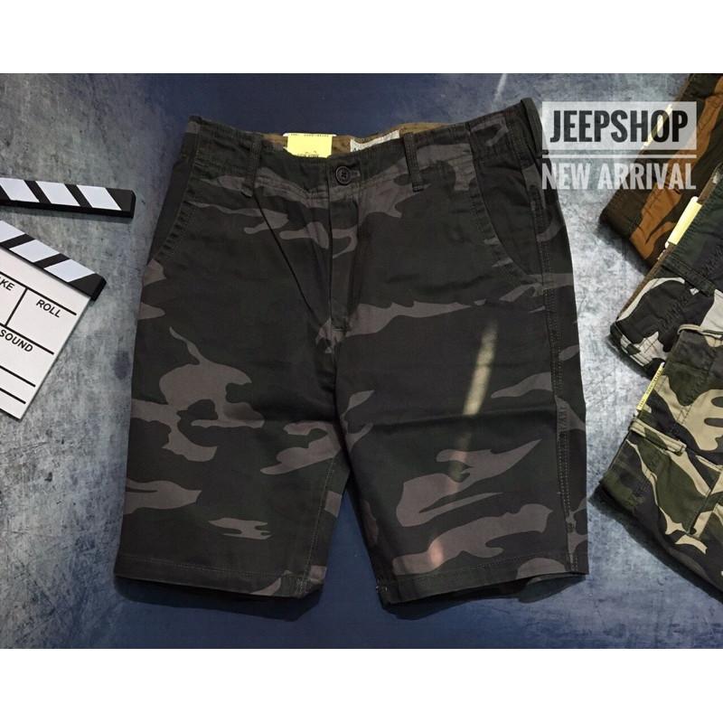Quần short_dã ngoại_du lịch - Camo vàng