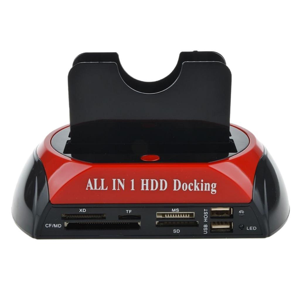 HDD IDE Dual USB 2.0 Hard Reader US plug