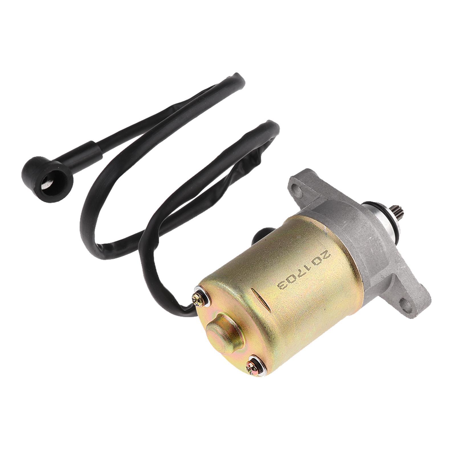 Pre-  12V 10  Starter Motor for GY6 47cc 49cc 50cc Scooter