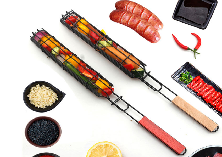 Vỉ Nướng BBQ Du Lịch Tiện Gọn Thép Không Gỉ Cao Cấp