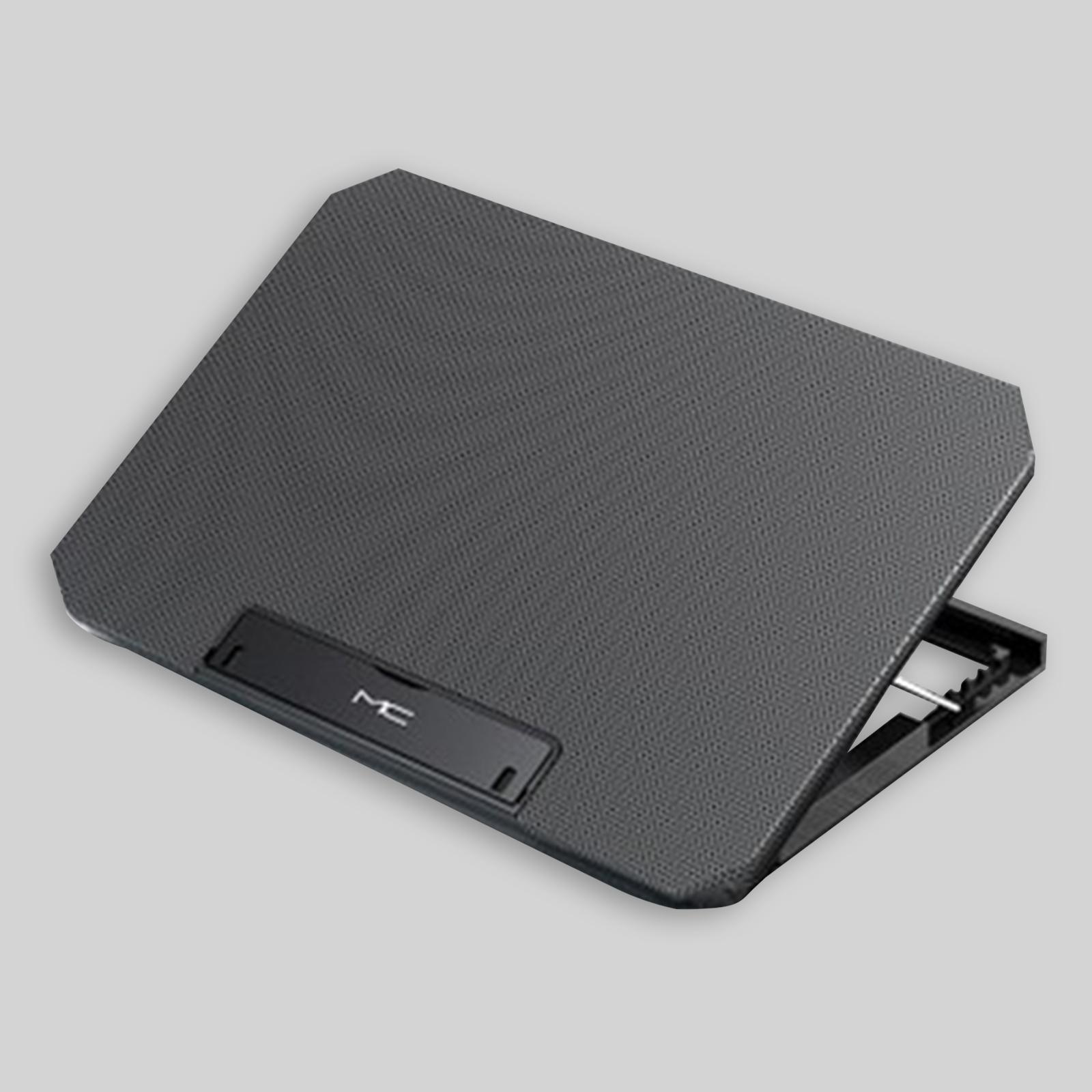 Slim Portable USB Powered 15.6"-17" Notebook Laptop Cooler Cooling Pad Stand 2 Fans 2 USB Ports Black