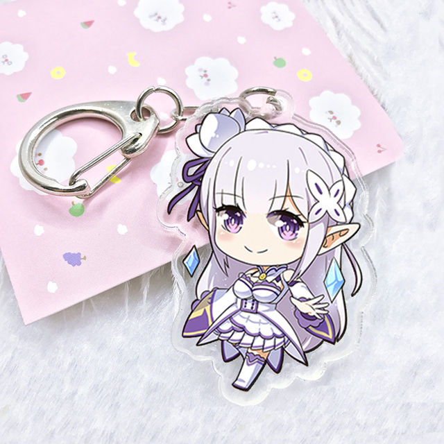 Móc Khóa Emilia Re:Zero